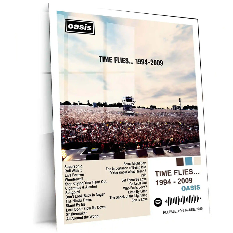 Oasis Complete Collection | Set of 11 | Set of 8 | Set of 4 | Album Posters Metal Frames Britpop Anthems. 90s Attitude. Timeless Manchester Energy. - TURTLEWINGS 