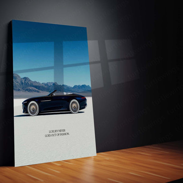 Cars Metal Poster | Timeless Luxury Ride Metal Poster | Classic & Modern Car Wall Frame