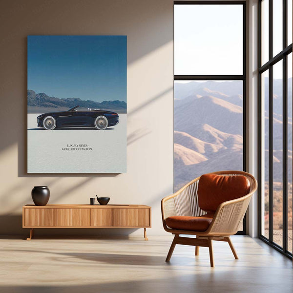 Cars Metal Poster | Timeless Luxury Ride Metal Poster | Classic & Modern Car Wall Frame
