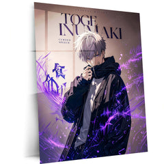 Anime Metal Poster | Toge Inumaki Cursed Speech Metal Poster | Jujutsu Kaisen Anime Wall Art | Premium Aluminum Print – main