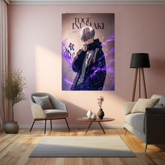Anime Metal Poster | Toge Inumaki Cursed Speech Metal Poster | Jujutsu Kaisen Anime Wall Art | Premium Aluminum Print