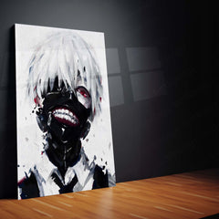 Anime Metal Poster | Tokyo Ghoul Metal Poster Collection | Dark Anime Wall Frame Décor