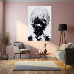 Anime Metal Poster | Tokyo Ghoul Metal Poster Collection | Dark Anime Wall Frame Décor