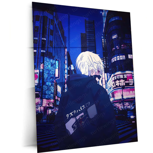 Anime Metal Poster | Tokyo Ghoul Metal Poster Collection | Dark Anime Wall Frame Décor 02