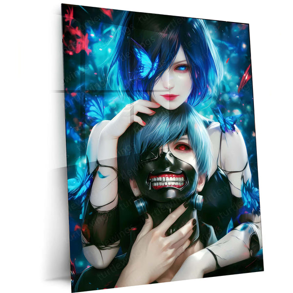 Anime Metal Poster | Tokyo Ghoul Metal Poster Collection | Dark Anime Wall Frame Décor 03