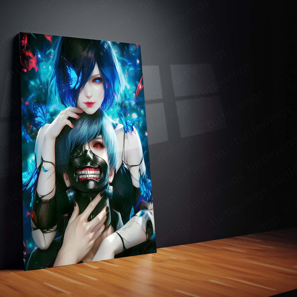 Anime Metal Poster | Tokyo Ghoul Metal Poster Collection | Dark Anime Wall Frame Décor 03