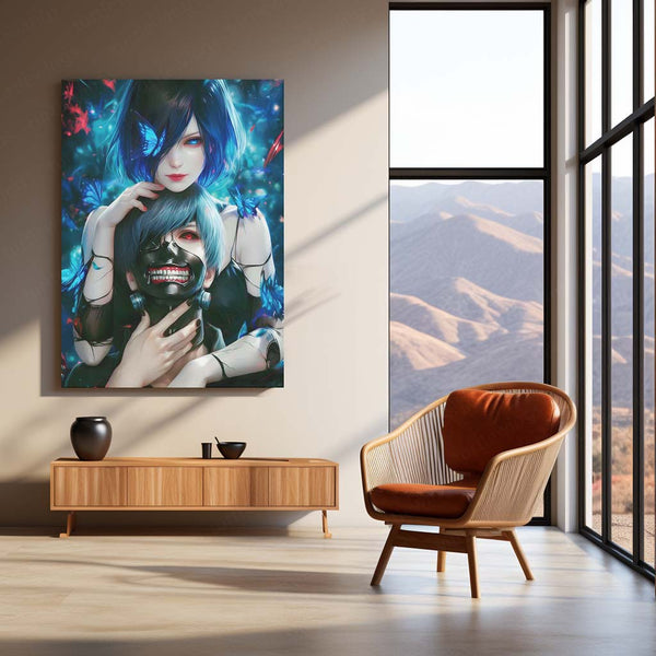 Anime Metal Poster | Tokyo Ghoul Metal Poster Collection | Dark Anime Wall Frame Décor 03