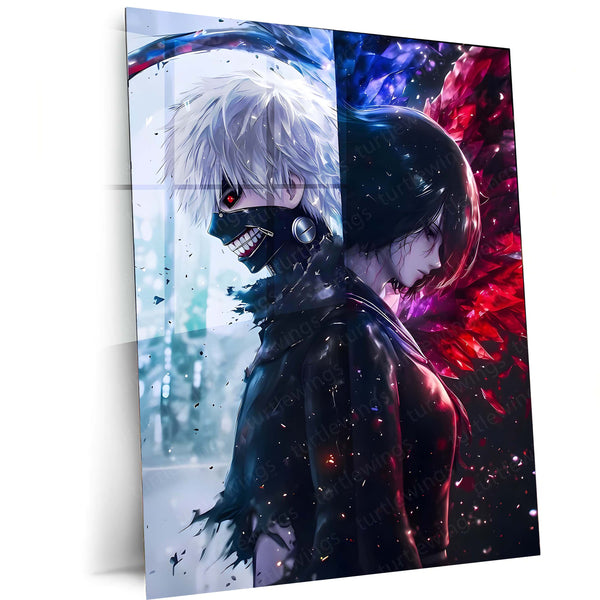 Anime Metal Poster | Tokyo Ghoul Metal Poster Collection | Dark Anime Wall Frame Décor 04