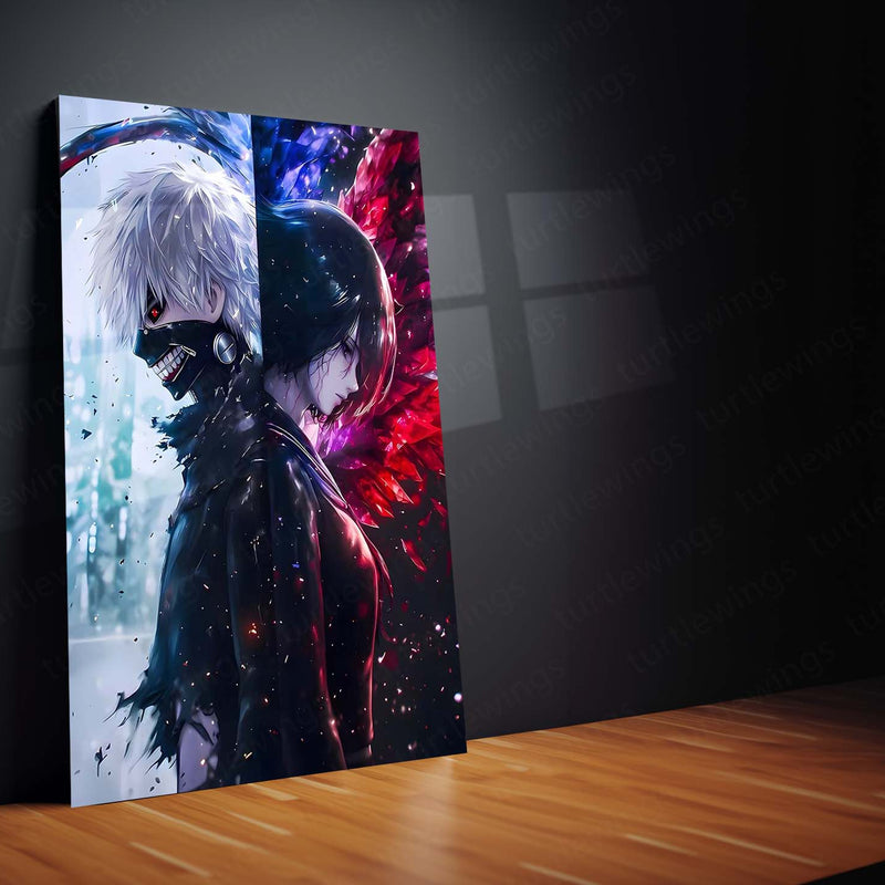 Anime Metal Poster | Tokyo Ghoul Metal Poster Collection | Dark Anime Wall Frame Décor 04