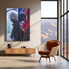 Anime Metal Poster | Tokyo Ghoul Metal Poster Collection | Dark Anime Wall Frame Décor 04
