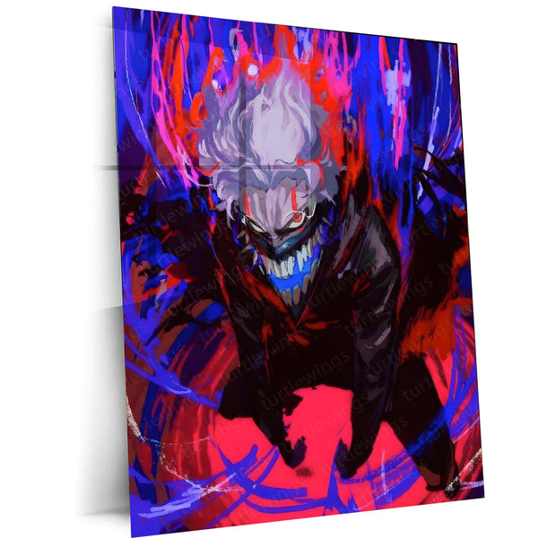 Anime Metal Poster | Tokyo Ghoul Metal Poster Collection | Dark Anime Wall Frame Décor 05
