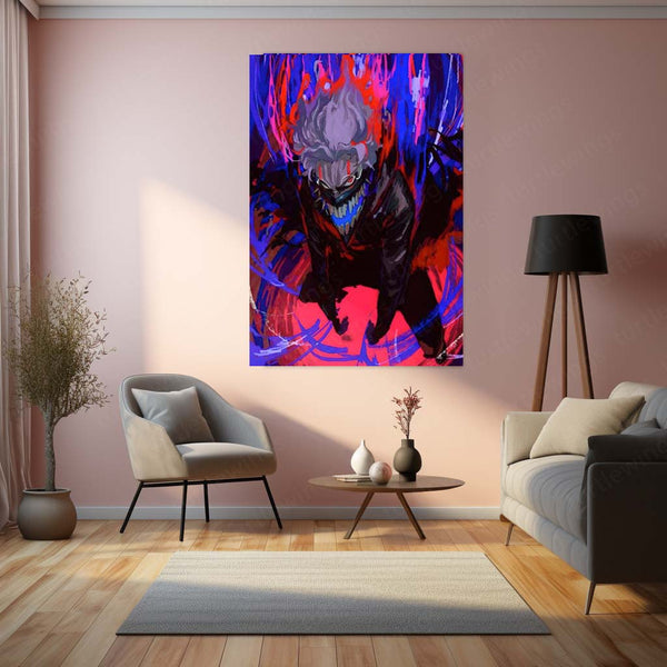 Anime Metal Poster | Tokyo Ghoul Metal Poster Collection | Dark Anime Wall Frame Décor 05