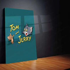 Tom and Jerry Metal Poster – Classic Cartoon Chaos - TURTLEWINGS 