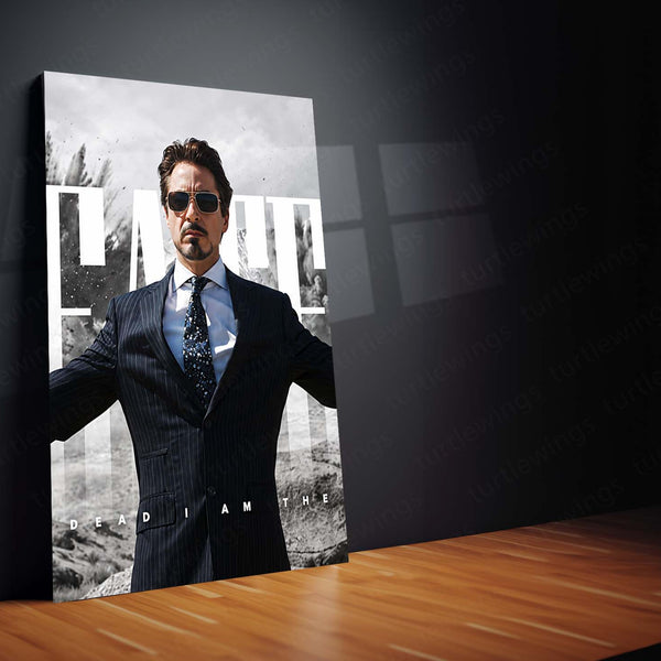 Movie & Series Metal Poster Set of 3 | Be The Greatest | Suited Hero Motivational Cinematic Triptych Wall Art | Premium Movie Metal Print