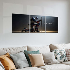 Movies & Series Metal Poster Set of 3 | Transformers | Optimus Prime Warrior Triptych Wall Art – product image 2
