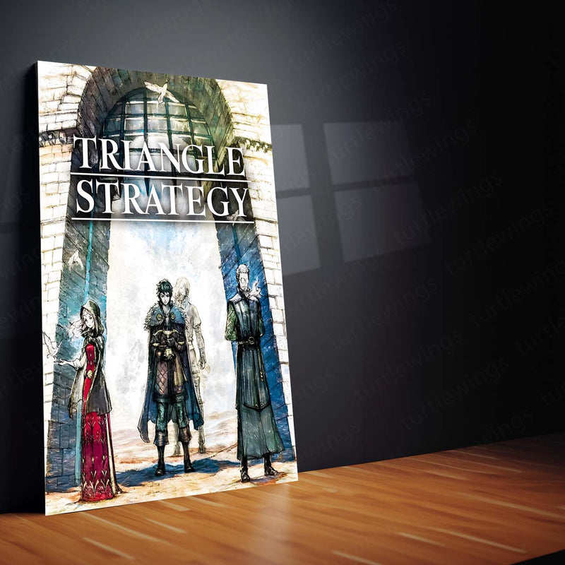 Game Metal poster | Triangle Strategy – Heroes of Norzelia Metal Frame
