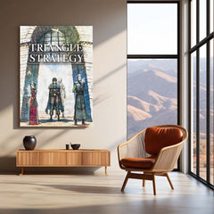 Game Metal poster | Triangle Strategy – Heroes of Norzelia Metal Frame