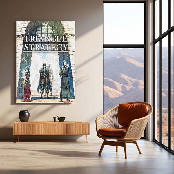 Game Metal poster | Triangle Strategy – Heroes of Norzelia Metal Frame