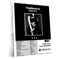 The Weeknd – Complete Album Collection | Set of 10 | Set of 8 | Set of 4 | Premium Metal Poster Set