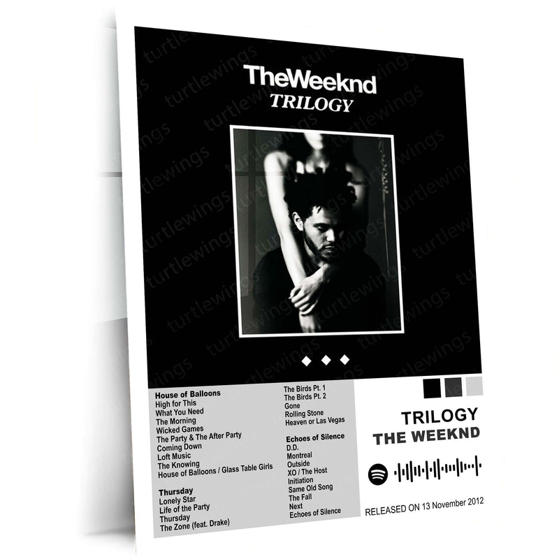 The Weeknd – Complete Album Collection | Set of 10 | Set of 8 | Set of 4 | Premium Metal Poster Set