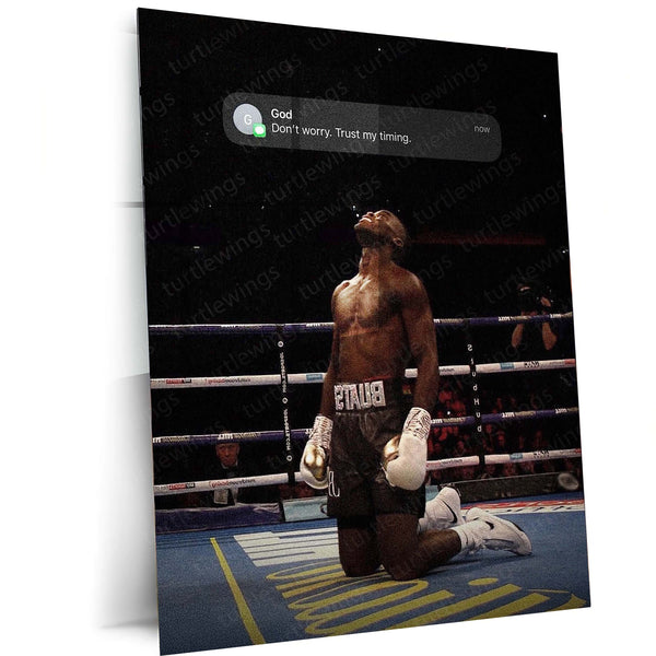 They Won’t Care Until You Win – Stylish Athlete Airport Motivation Metal Frame | Luxury Hustle Wall Art - TURTLEWINGS 