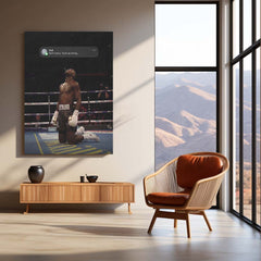 They Won’t Care Until You Win – Stylish Athlete Airport Motivation Metal Frame | Luxury Hustle Wall Art - TURTLEWINGS 