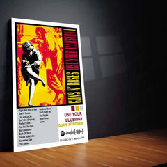 Guns N’ Roses Complete Collection | Set of 10 | Set of 8 | Set of 4 | Album Posters Metal Frames Hard Rock Legends. Raw Energy. Timeless Stage Power. - TURTLEWINGS 