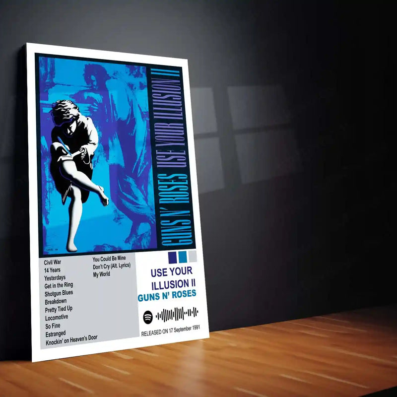 Guns N’ Roses Complete Collection | Set of 10 | Set of 8 | Set of 4 | Album Posters Metal Frames Hard Rock Legends. Raw Energy. Timeless Stage Power. - TURTLEWINGS 