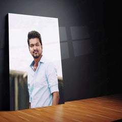 Vijay Thalapathy Metal Poster – Tamil Superstar Wall Art | Kollywood Icon Decor - TURTLEWINGS 