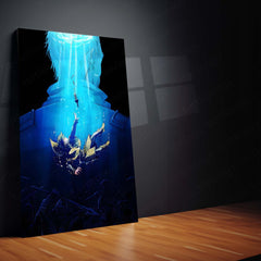 Anime Metal Poster | Vinland Saga – Thorfinn Manga Metal Poster | Viking Anime Wall Frame
