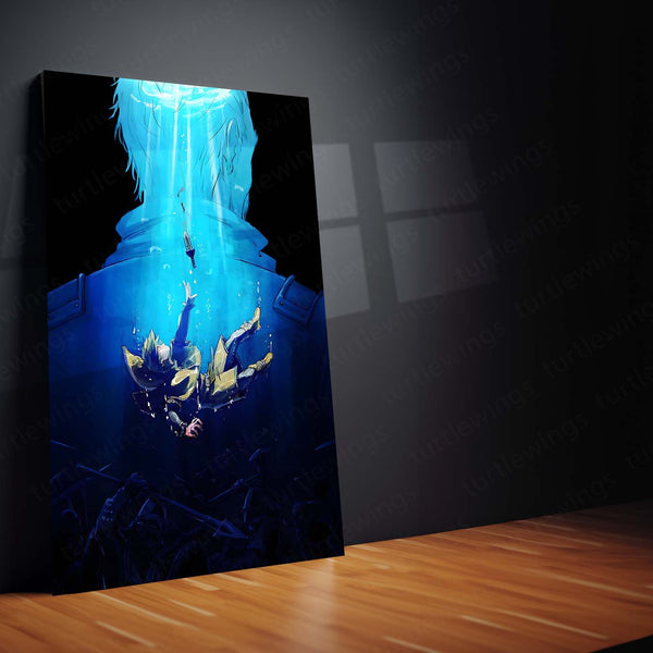 Anime Metal Poster | Vinland Saga – Thorfinn Manga Metal Poster | Viking Anime Wall Frame
