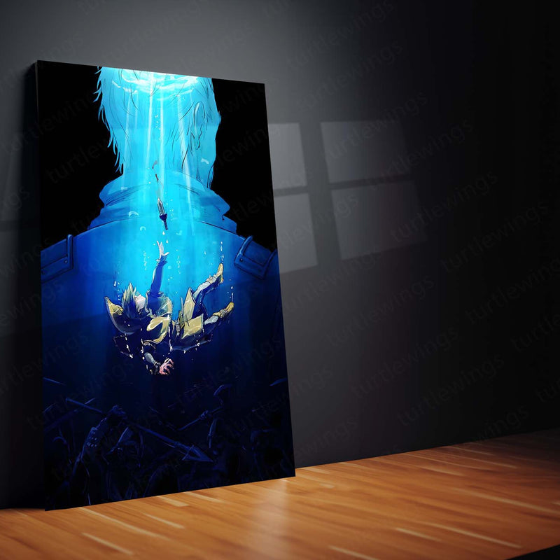 Anime Metal Poster | Vinland Saga – Thorfinn Manga Metal Poster | Viking Anime Wall Frame