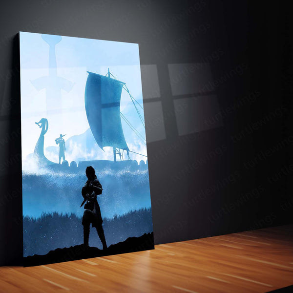 Anime Metal Poster | Vinland Saga – Thorfinn Manga Metal Poster | Viking Anime Wall Frame 02