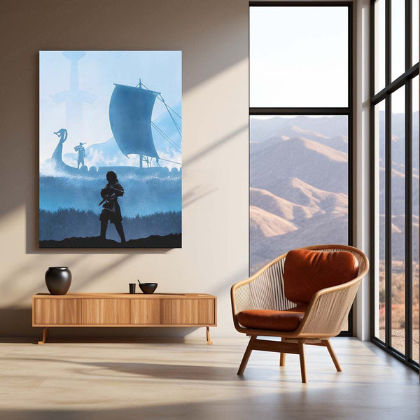 Anime Metal Poster | Vinland Saga – Thorfinn Manga Metal Poster | Viking Anime Wall Frame 02
