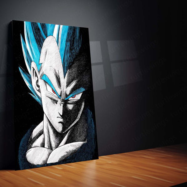 Vegeta – Prince of Saiyans DBZ Metal Frame - TURTLEWINGS 
