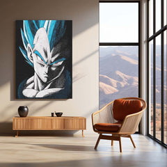 Vegeta – Prince of Saiyans DBZ Metal Frame - TURTLEWINGS 