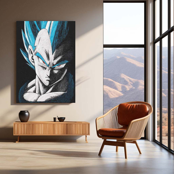 Vegeta – Prince of Saiyans DBZ Metal Frame - TURTLEWINGS 