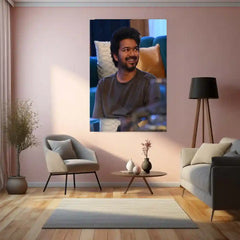 Vijay Thalapathy – Tamil Cinema Superstar Metal Poster | Tollywood Wall Frame 010