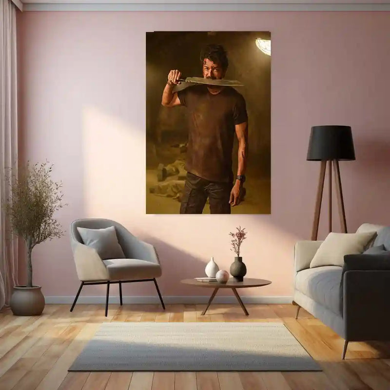 Vijay Thalapathy – Tamil Cinema Superstar Metal Poster | Tollywood Wall Frame 08