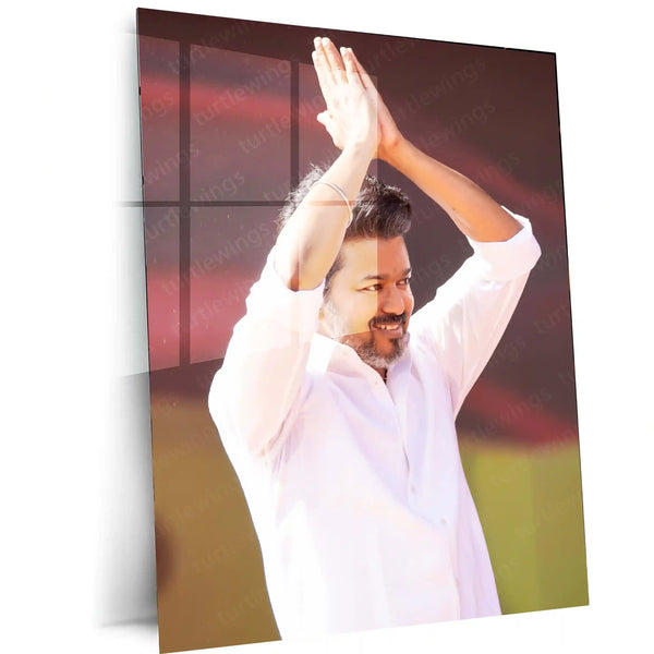 Vijay Thalapathy – Tamil Cinema Superstar Metal Poster | Tollywood Wall Frame 09
