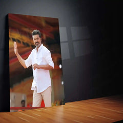 Vijay Thalapathy – Tamil Cinema Superstar Metal Poster | Tollywood Wall Frame 03