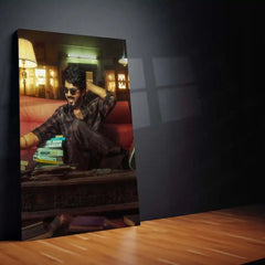Vijay Thalapathy – Tamil Cinema Superstar Metal Poster | Tollywood Wall Frame 04