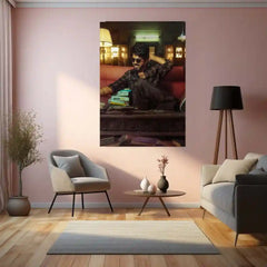 Vijay Thalapathy – Tamil Cinema Superstar Metal Poster | Tollywood Wall Frame 04