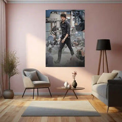 Vijay Thalapathy – Tamil Cinema Superstar Metal Poster | Tollywood Wall Frame 05