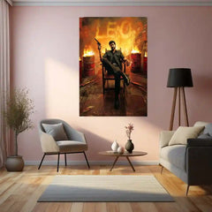 Vijay Thalapathy – Tamil Cinema Superstar Metal Poster | Tollywood Wall Frame 06