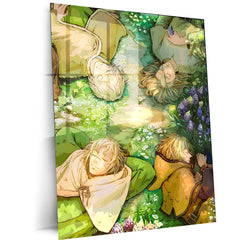 Anime Metal Poster | Vinland Saga – Thorfinn Manga Metal Poster | Viking Anime Wall Frame 03