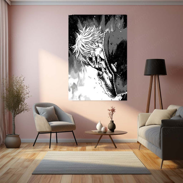 Anime Metal Poster | Vinland Saga – Thorfinn Manga Metal Poster | Viking Anime Wall Frame 06