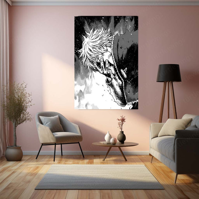 Anime Metal Poster | Vinland Saga – Thorfinn Manga Metal Poster | Viking Anime Wall Frame 06