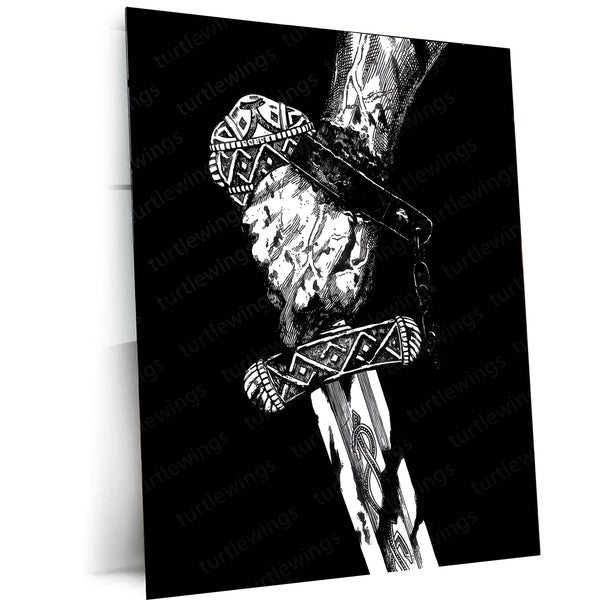 Anime Metal Poster | Vinland Saga – Thorfinn Manga Metal Poster | Viking Anime Wall Frame 04