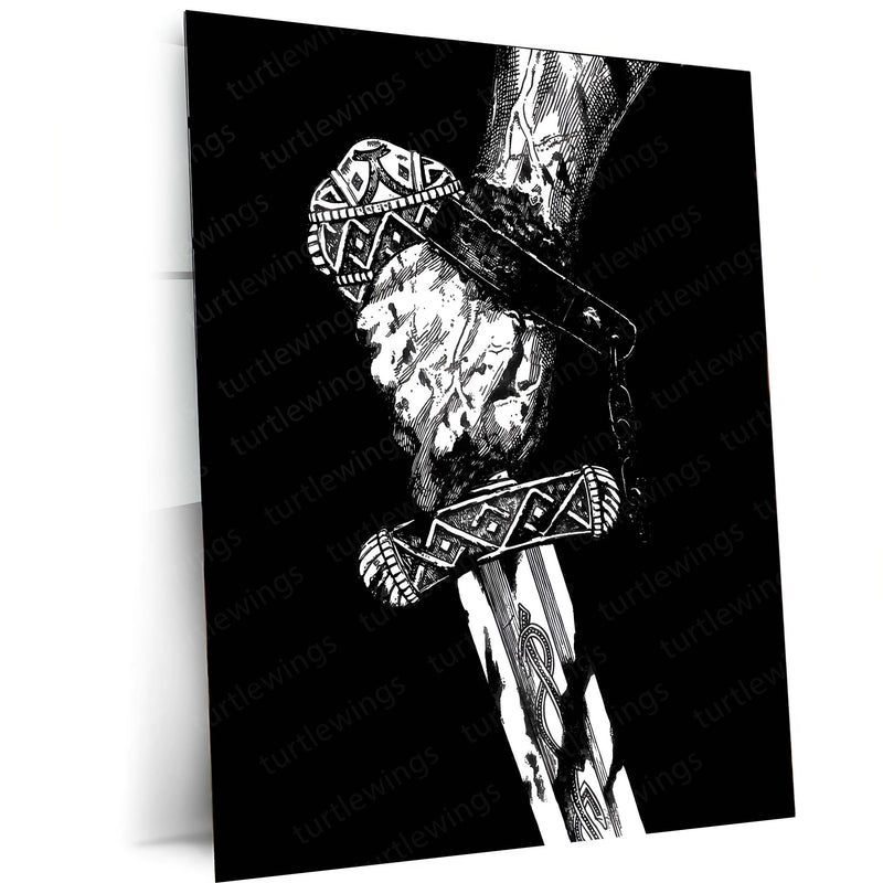 Anime Metal Poster | Vinland Saga – Thorfinn Manga Metal Poster | Viking Anime Wall Frame 04